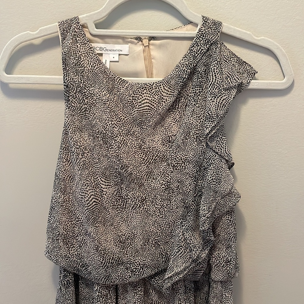 Lightly used BCBGeneration size 4 sleeveless mini dress. - Picture 2 of 4